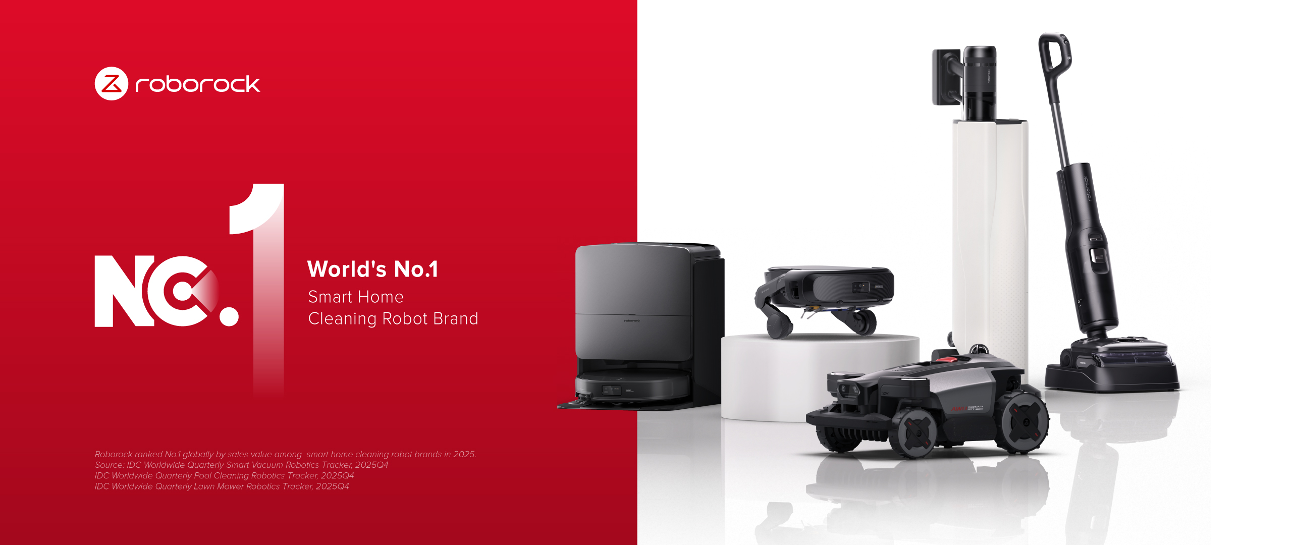 Roborock devine brandul numărul 1 la nivel global în categoria roboților de curățenie inteligenți